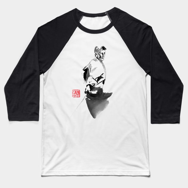 aikido Baseball T-Shirt by pechane